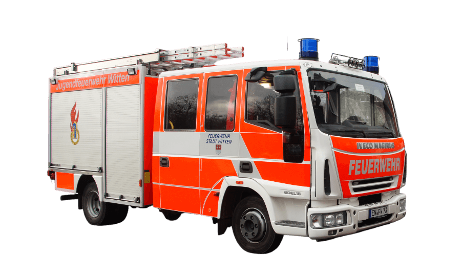 Deutsches Feuerwehrfahrzeug HLF