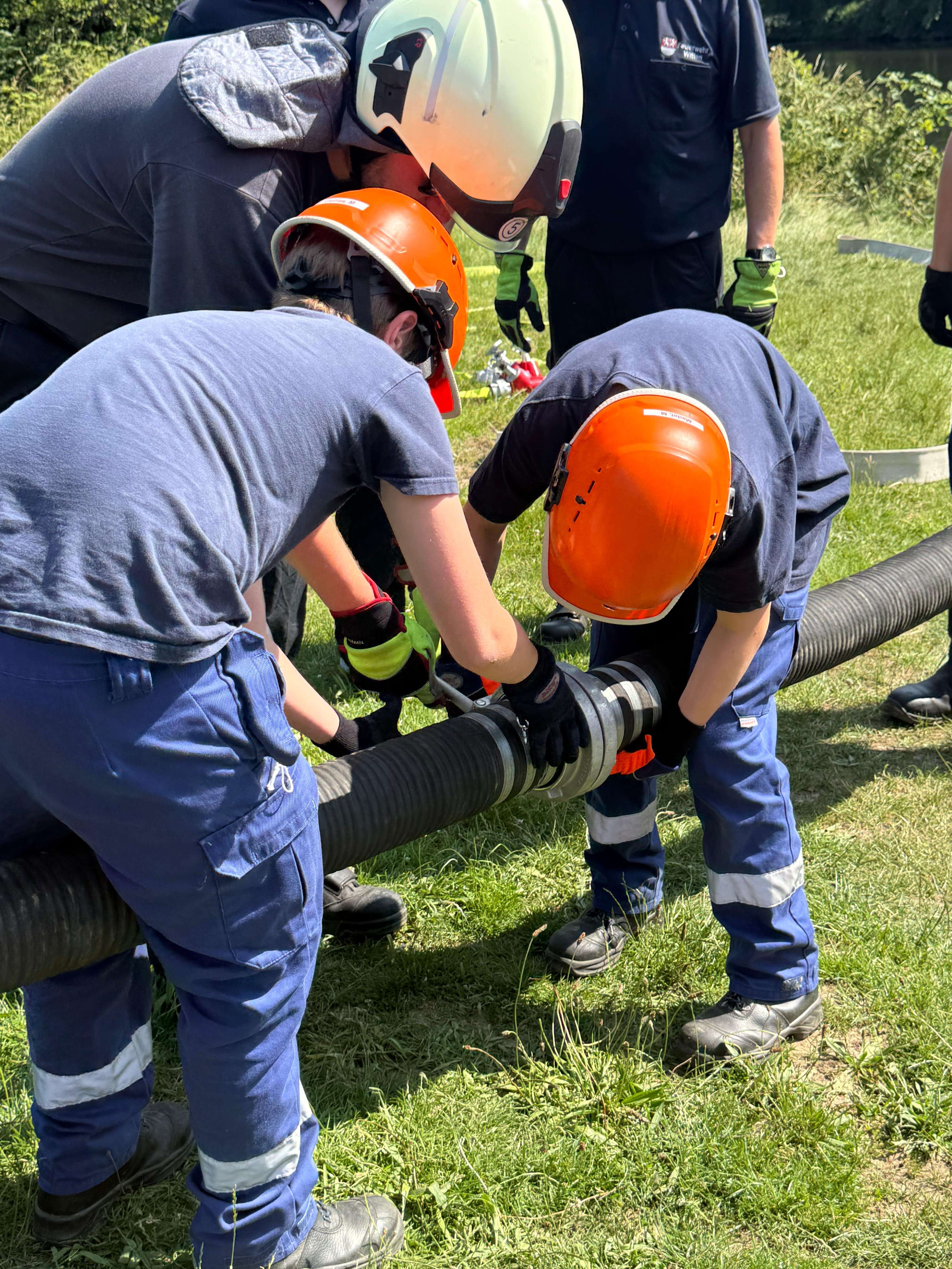 Jugendfeuerwehr beim Training