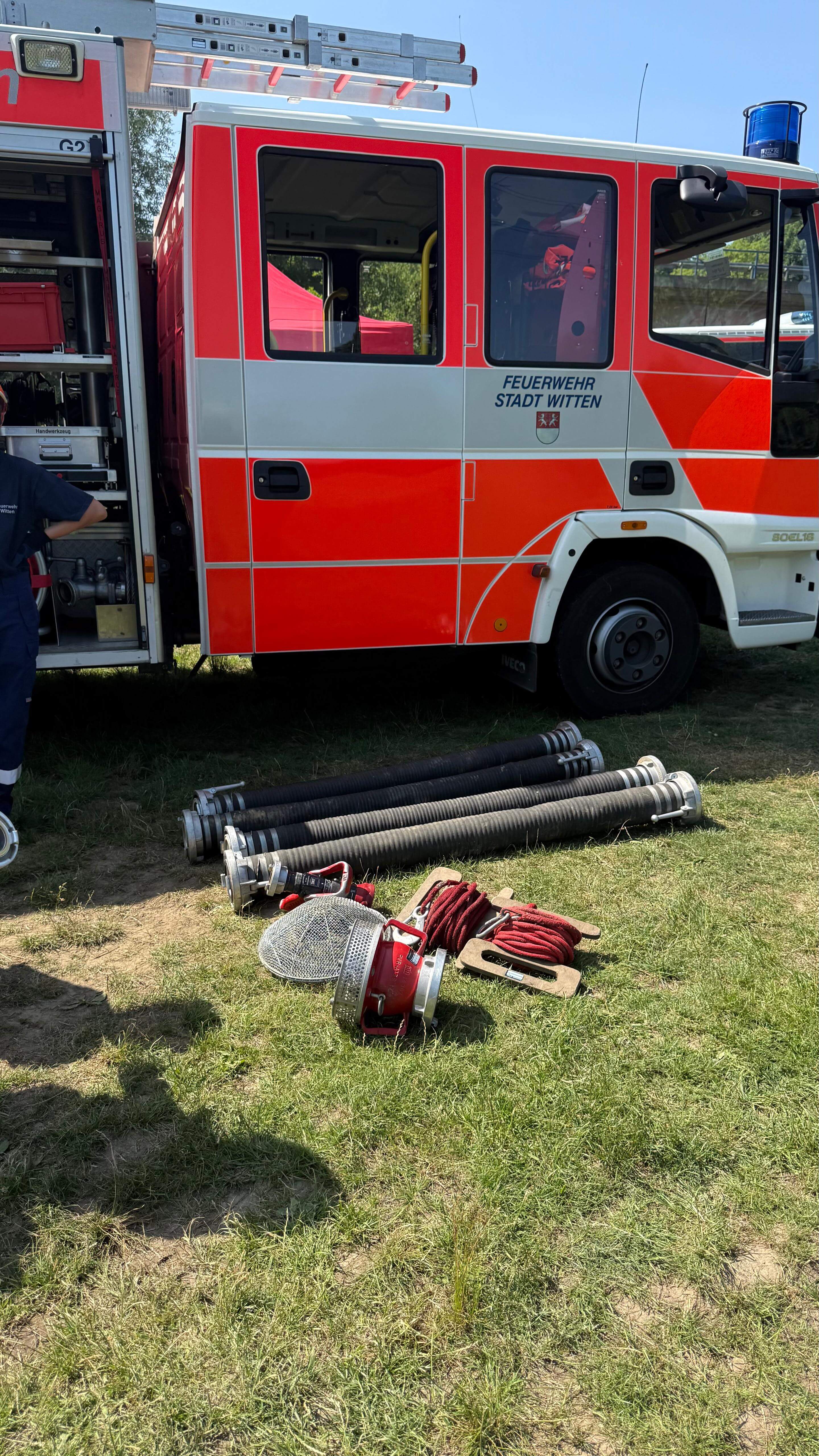 Jugendfeuerwehr beim Training